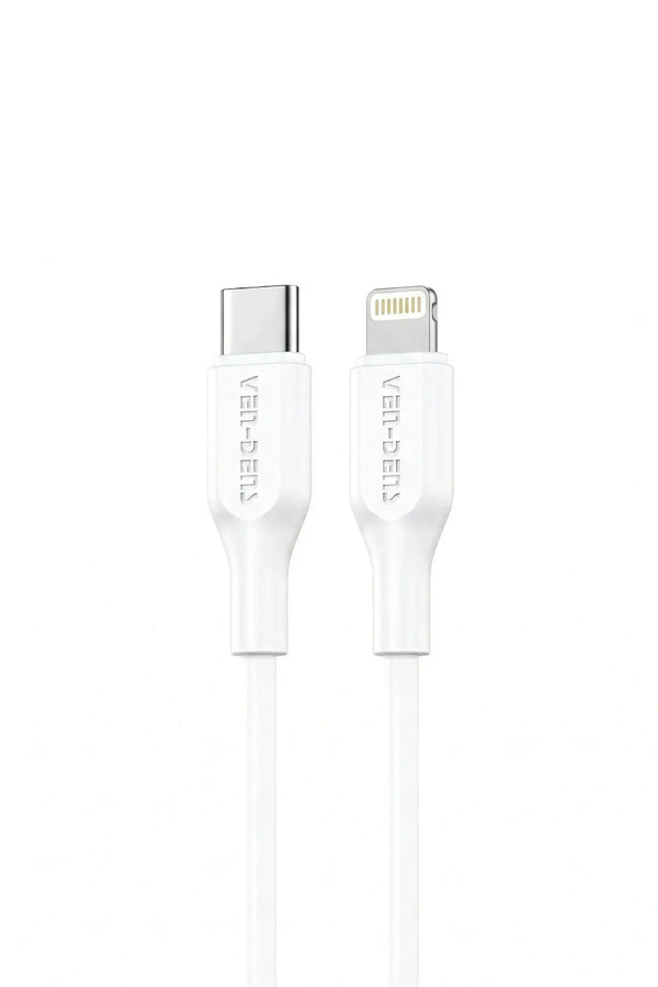 Vendens VD-DC20CL Apple MFi Onaylı 27W Type-C to Lightning Hızlı Şarj Kablosu, 1 Metre
