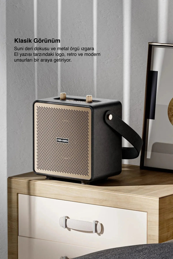 Vendens VD-SPK014 Premium Bluetooth Hoparlör - Taşınabilir ve Su Sıçramalarına Dayanıklı