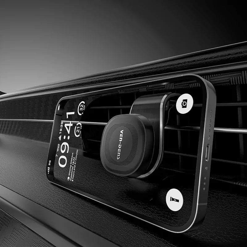 VD-HD011 Universal Manyetik ABS Araç Havalandırma Tutucu (11/12/13/14/15 Plus/Pro/Max telefonlar için)