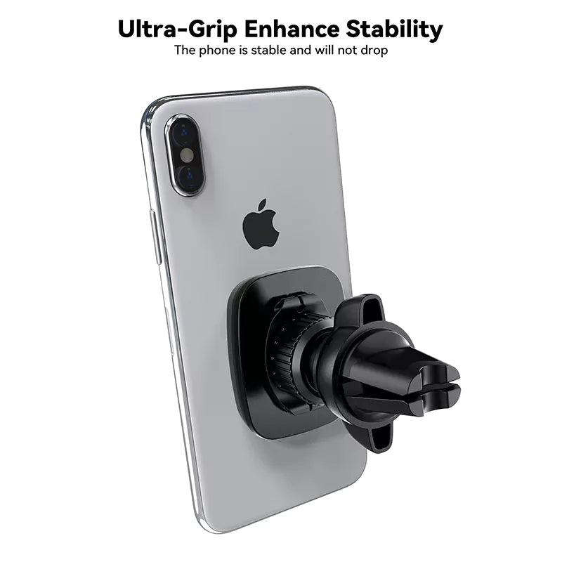 VD-HD015 Yüksek kaliteli, zarif, 360° dönebilen, kaymaz manyetik havalandırma tutucu.