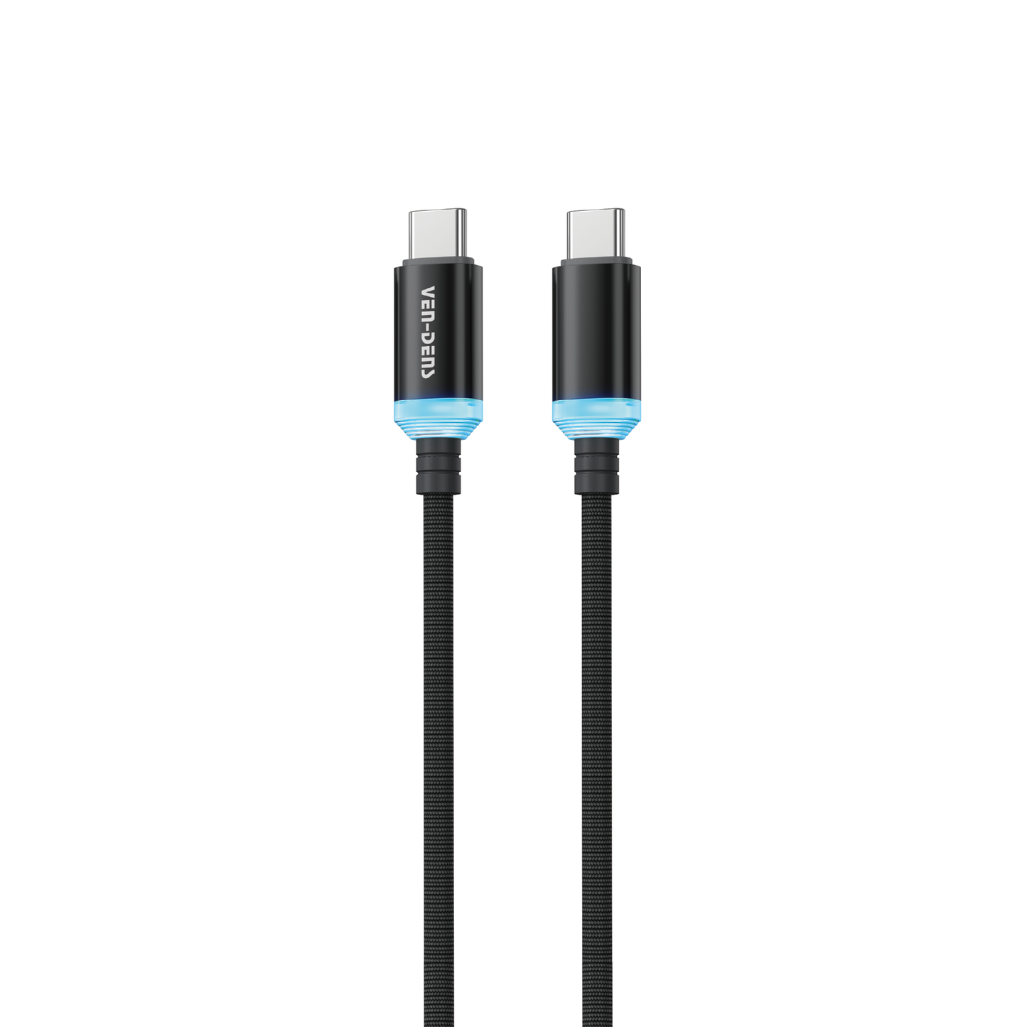 Vendens VD-DC04CC Type-C to Type-C 60W PD Hızlı Şarj ve Data Kablosu - 1 Metre, Alüminyum Örgü