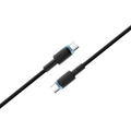 Ven-dens VD-DC09CC Type-C to Type-C 60W PD Hızlı Şarj ve Data Kablosu - 1 Metre TPE Örgülü