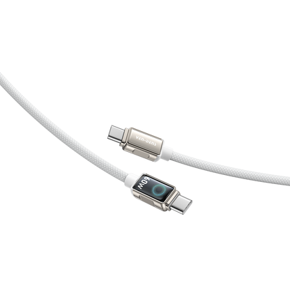 Vendens VD-DC11CC Type-C to Type-C 60W PD Hızlı Şarj ve Data Kablosu - 1 Metre, Çinko Alaşım Örgülü