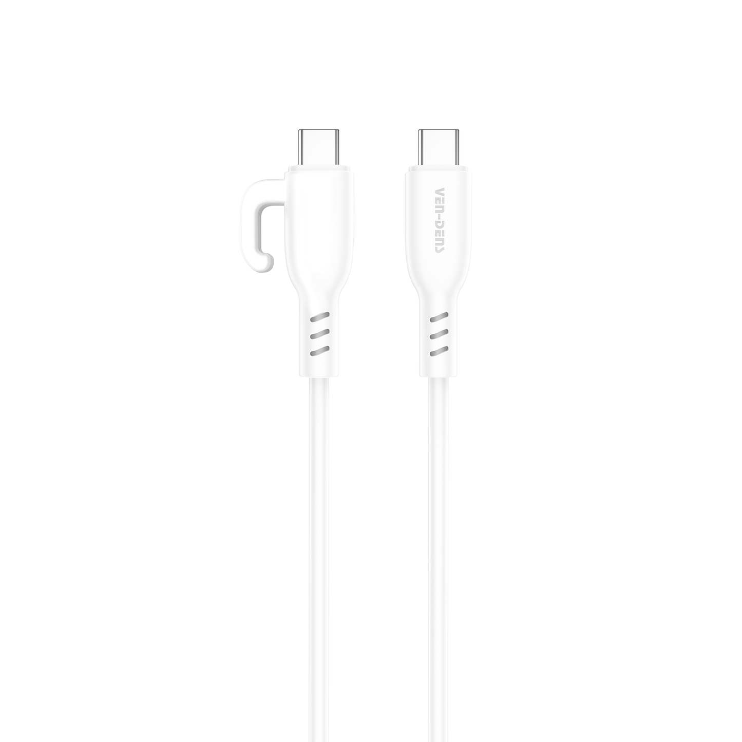 Vendens VD-DC16CC Type-C to Type-C 60W PD Hızlı Şarj ve Data Kablosu - 1 Metre, Beyaz