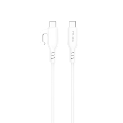 Vendens VD-DC16CC Type-C to Type-C 60W PD Hızlı Şarj ve Data Kablosu - 1 Metre, Beyaz