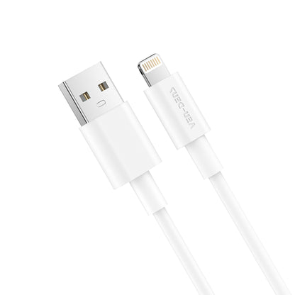 VD-DCR02 Toptan Fiyat yüksek kaliteli 5V/2A USB-A - Lightning 1M Beyaz/Siyah Veri Kablosu