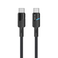 Vendens VD-DCY05 Type-C to Type-C 60W PD Hızlı Şarj ve Veri Aktarım Kablosu - 1 Metre, Örgü Tasarım