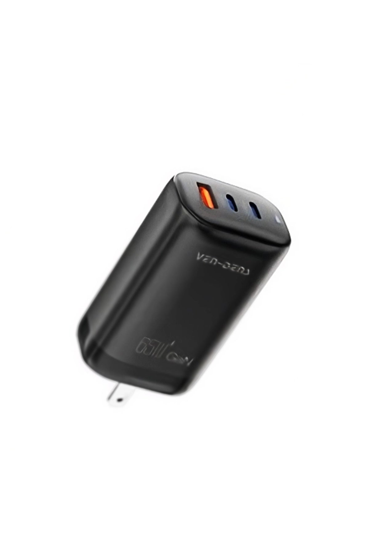 Vendens SP-TC92UG 65W PD GAN Teknoloji Hızlı Şarj Adaptörü, 2x USB-C + USB-A, AB İngiltere ABD Priz Uyumlu