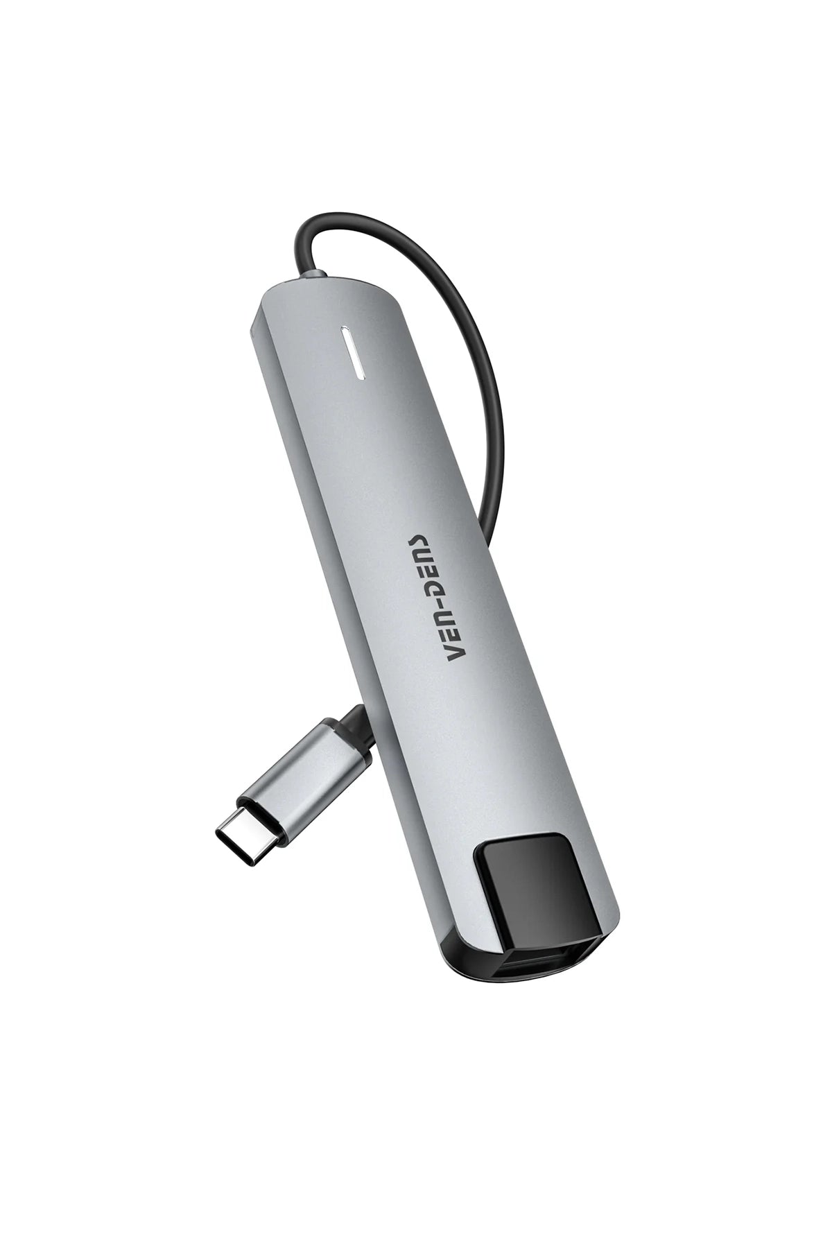 Vendens VD-ADP020 8'i 1 Arada USB-C Hub, 4K HDMI, 90W PD, USB 3.0, RJ45, SD/TF