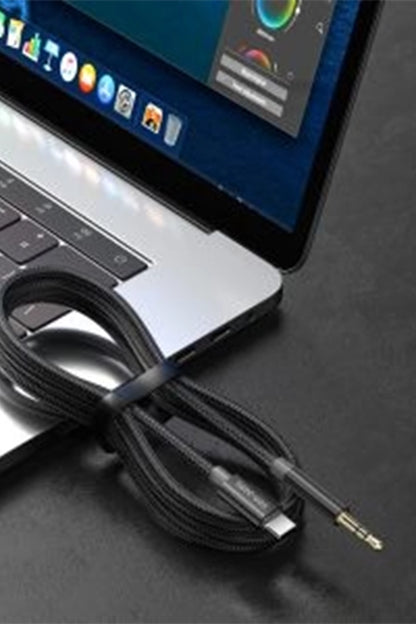 Vendens VD-AUX002 Type-C to AUX Ses Adaptörü | 136D Ses Çipli HD Kalite