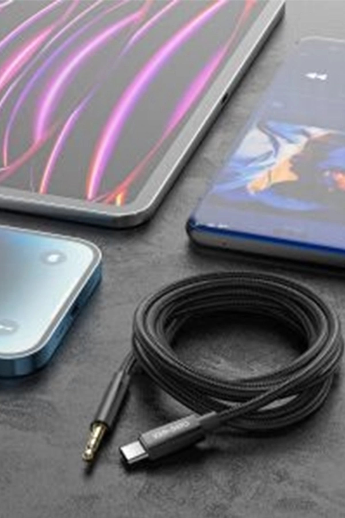 Vendens VD-AUX002 Type-C to AUX Ses Adaptörü | 136D Ses Çipli HD Kalite