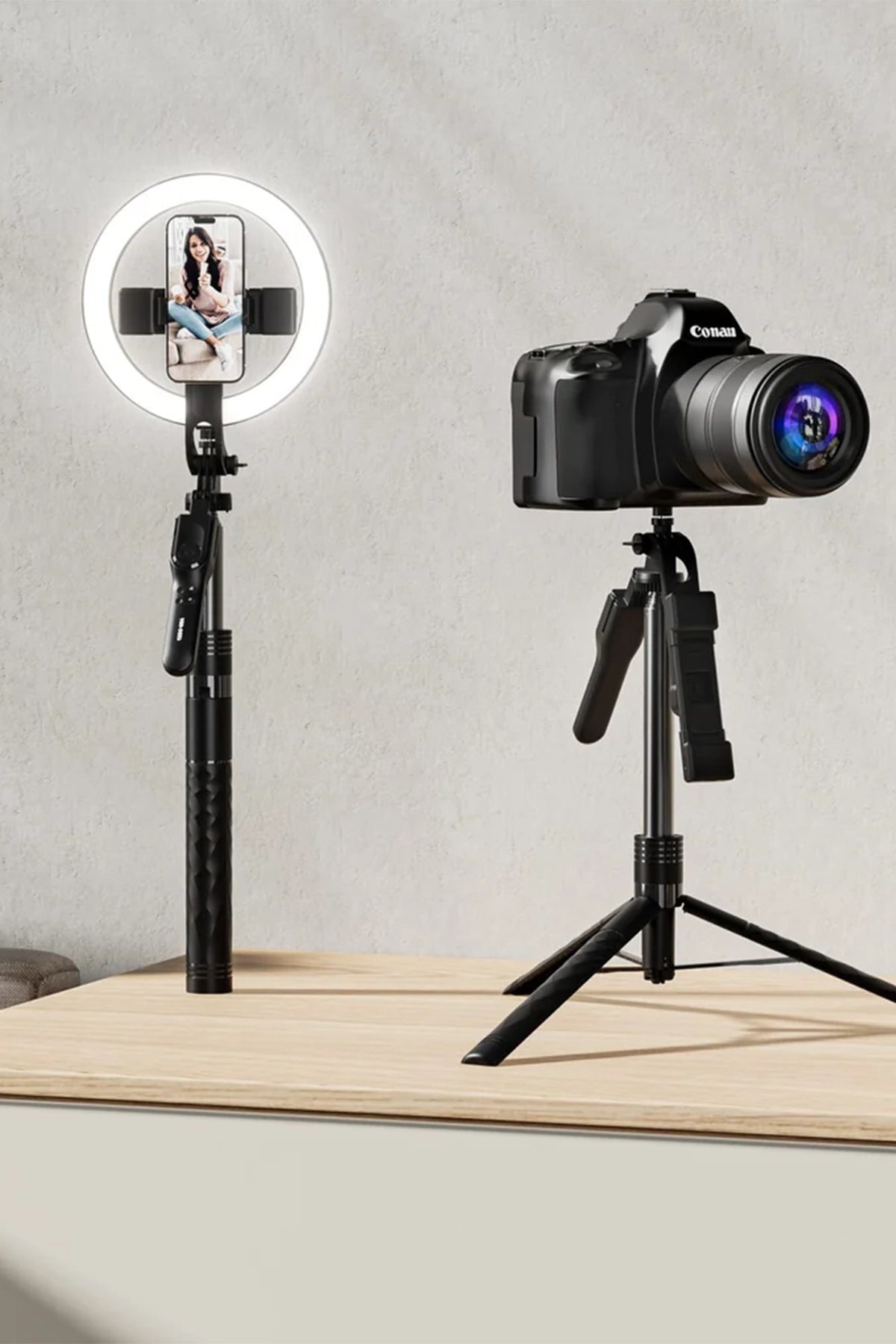 Vendens VD-SS10 Bluetooth  360° Akıllı Selfie Çubuğu & Tripod Seti