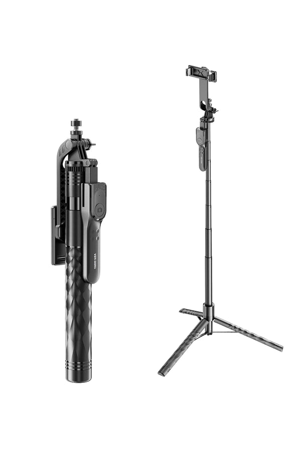 Ven-Dens VD-SS09 Kablosuz Kumandalı Katlanabilir Selfie Çubuğu ve Tripod Seti