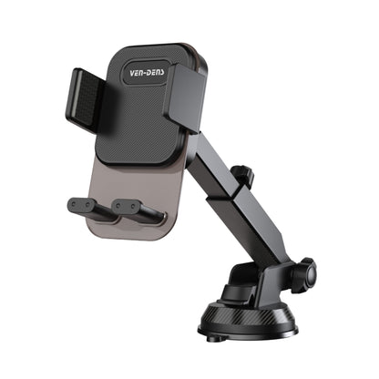 VD-HD049 Yüksek kaliteli, geri çekilebilir, katlanabilir, 360 derece dönebilen araç içi telefon tutucu, orta konsol için evrensel akıllı telefon tutucu.