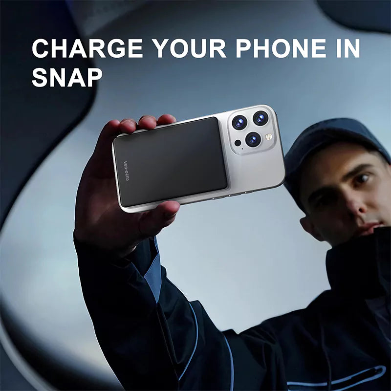 VD-PB023 20W manyetik taşınabilir şarj cihazı, Type-C, 5000mAh, ışıklı ekranlı