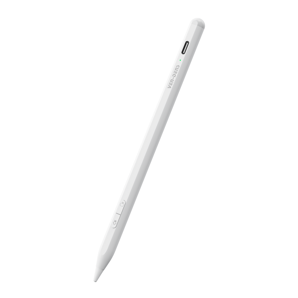 Vendens Manyetik Kalem – Hızlı Şarjlı, 2 Yedek Uçlu, Android ve iPad Uyumlu Stylus Kalem (Beyaz)
