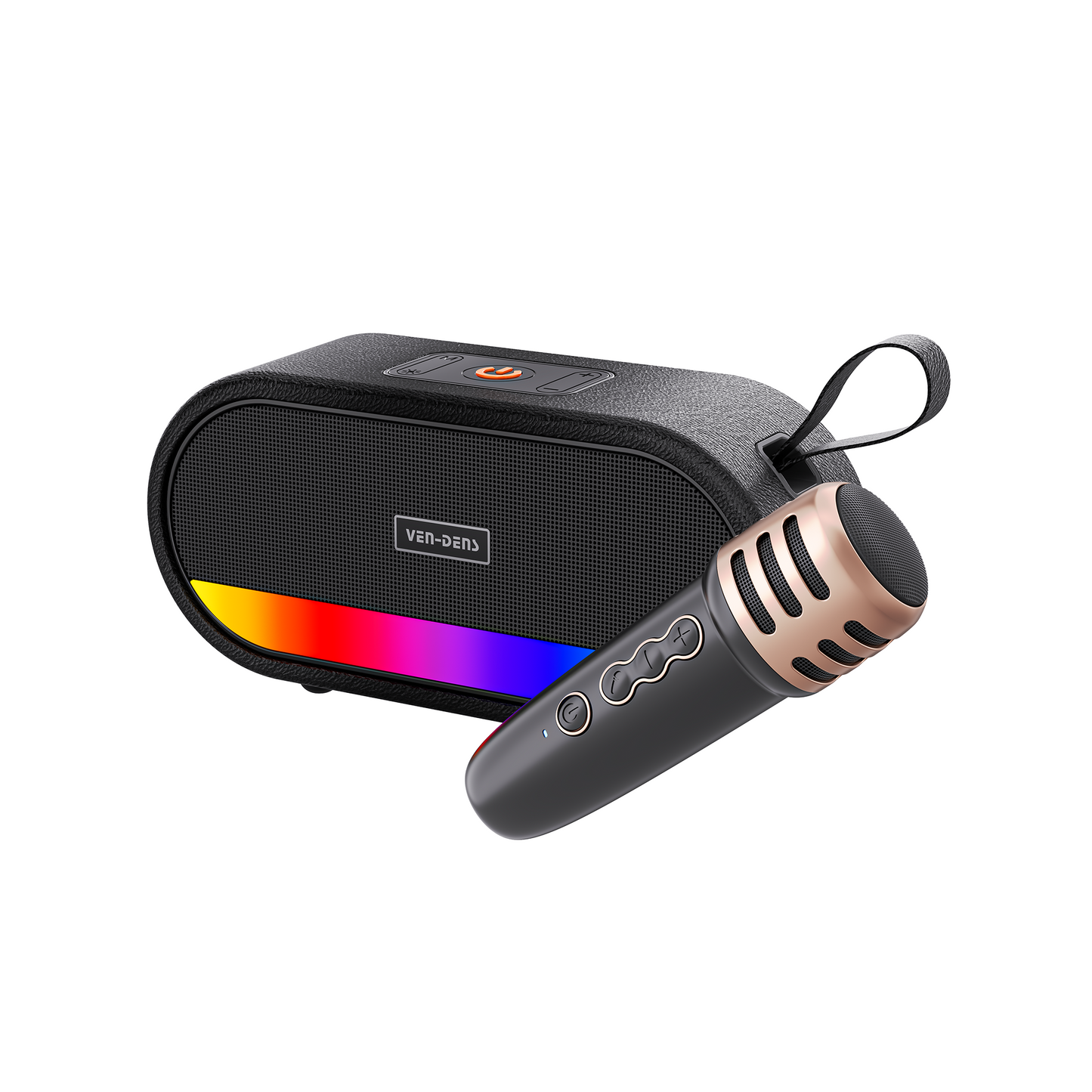 VD-SPK009 Yeni Çıkan Bluetooth Hoparlör HD Ses ve Derin Bas Gerçek Kablosuz Stereo LED Işıklar 30 Saat Kullanım Ömrü Ev, Dış Mekan ve Parti İçin