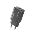 Vendens 30W Hızlı Şarj Cihazı USB-C PD ve USB-A Çıkışlı Siyah