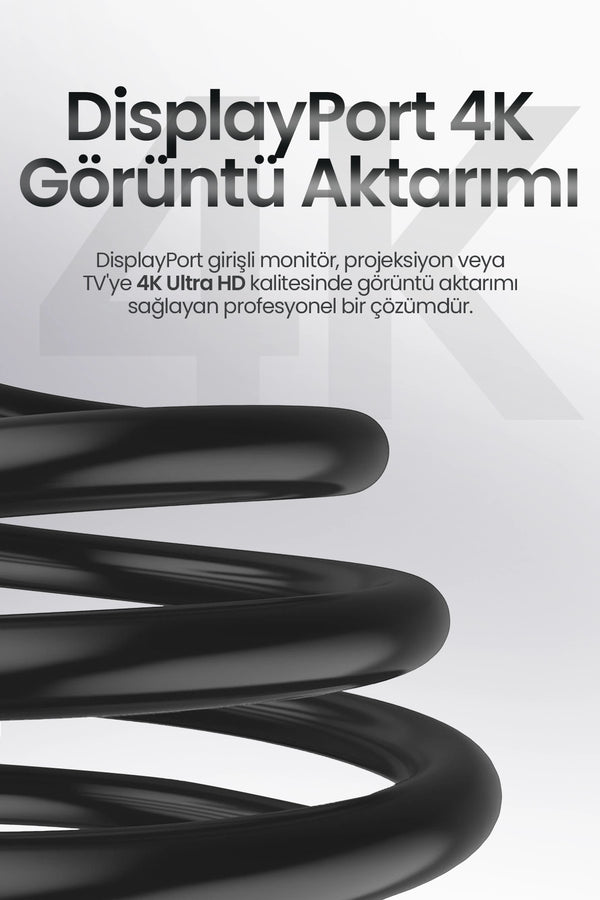 Vendens VD-ADP015 Type-C to DisplayPort 4K Görüntü Aktarımı