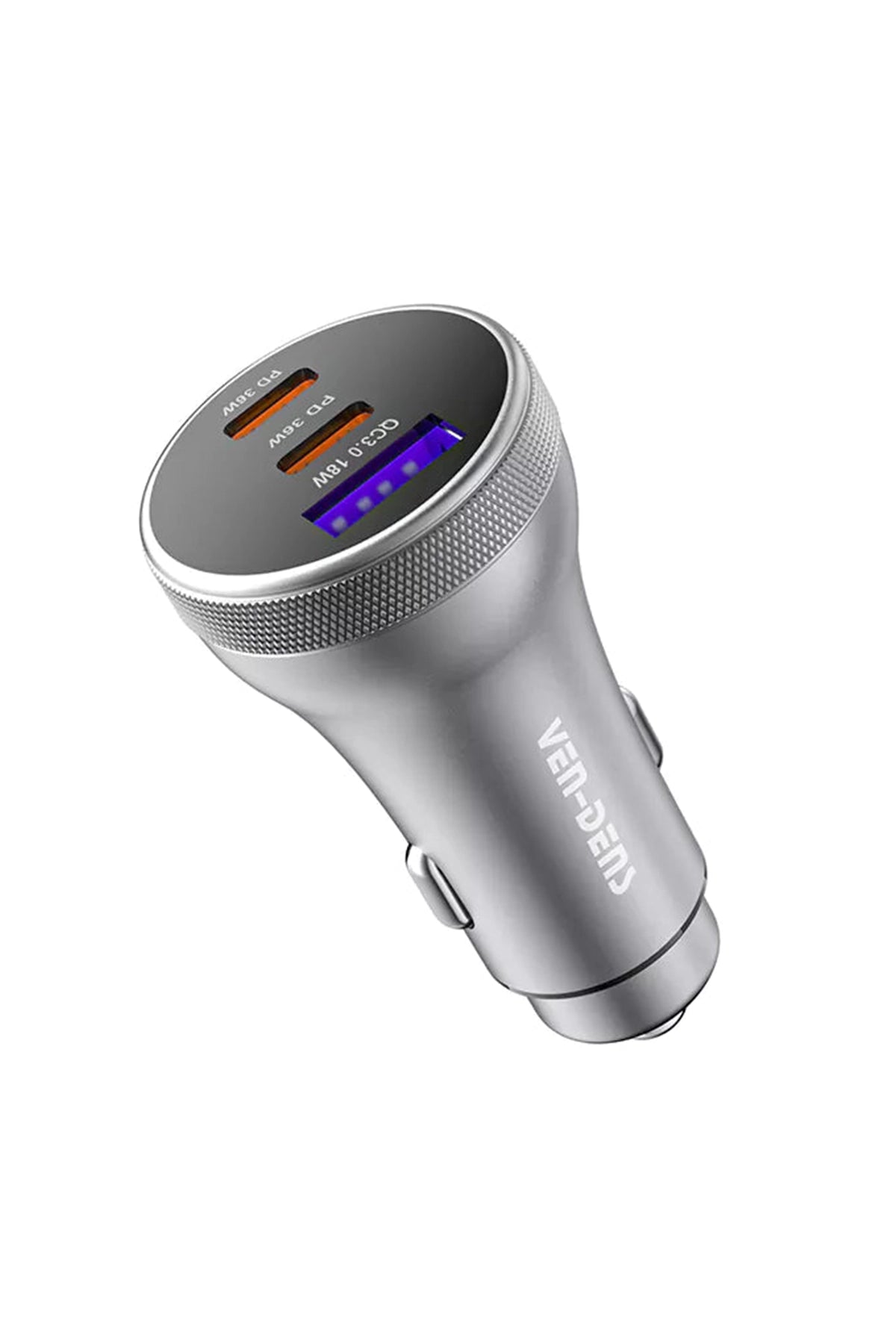 Vendens VD-CC012 90W 3 Portlu Hızlı Araç Şarj Aleti (2x USB-C + USB-A)