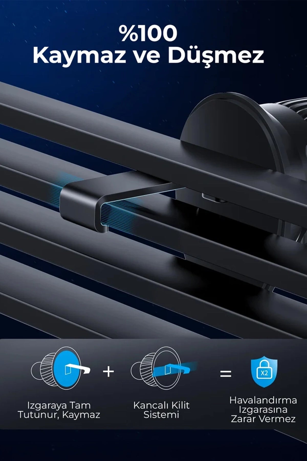 Vendens VD-HD020 Premium Araç İçi Telefon Tutucu - Tam Ayarlanabilir ve Titreşimsiz