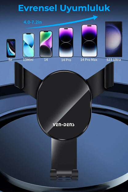Vendens VD-HD020 Premium Araç İçi Telefon Tutucu - Tam Ayarlanabilir ve Titreşimsiz