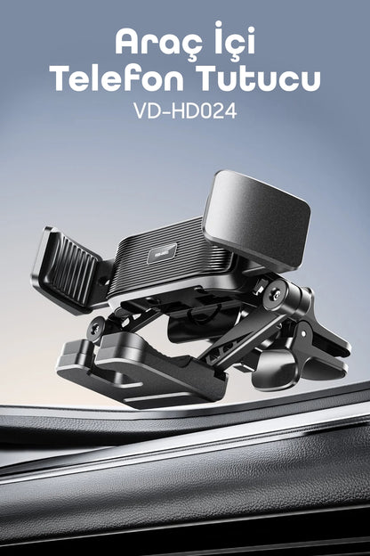 Vendens VD-HD024 Havalandırma Izgarasına Takılan Premium Araç İçi Telefon Tutucu
