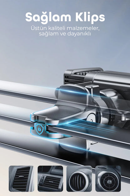 Vendens VD-HD024 Havalandırma Izgarasına Takılan Premium Araç İçi Telefon Tutucu