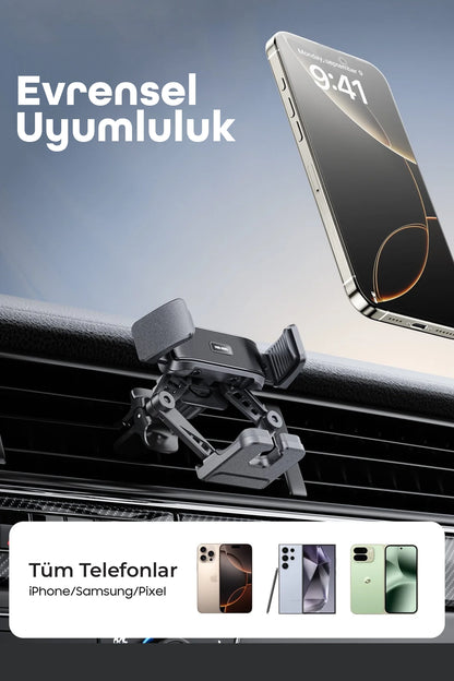 Vendens VD-HD024 Havalandırma Izgarasına Takılan Premium Araç İçi Telefon Tutucu