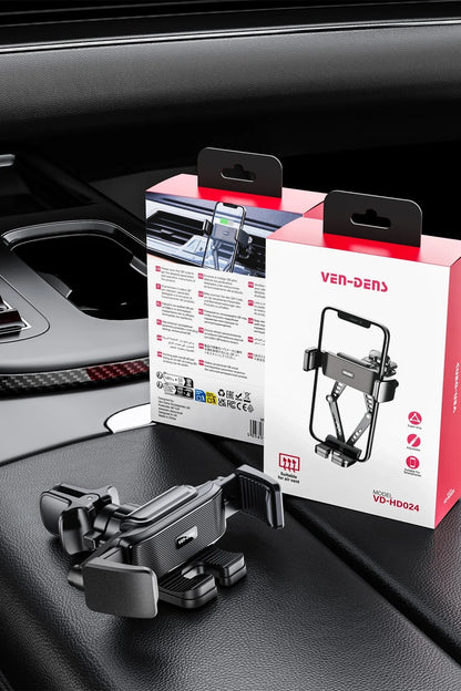 Vendens VD-HD024 Havalandırma Izgarasına Takılan Premium Araç İçi Telefon Tutucu
