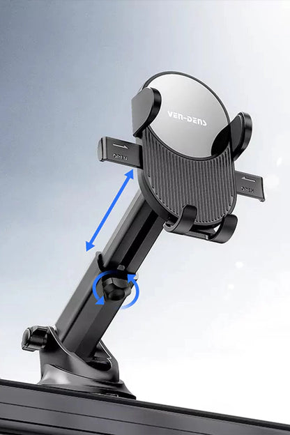 Vendens VD-HD041 Premium Vantuzlu Araç Telefon Tutucu - 360° Dönebilen