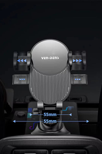Vendens VD-HD041 Premium Vantuzlu Araç Telefon Tutucu - 360° Dönebilen