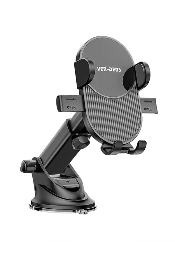 Vendens VD-HD041 Premium Vantuzlu Araç Telefon Tutucu - 360° Dönebilen