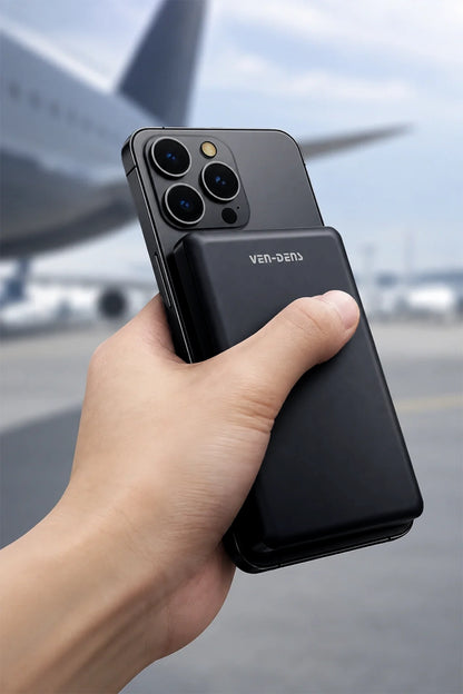 Vendens VD-PB023 Manyetik Powerbank 20W Hızlı Şarj & Kablosuz Şarj - 5000mAh Dijital Göstergeli