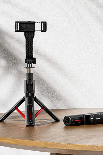 Vendens VD-SS07 Bluetooth Selfie Çubuğu ve Tripod, 360° Döner, Kumandalı, 90 cm Uzatılabilir