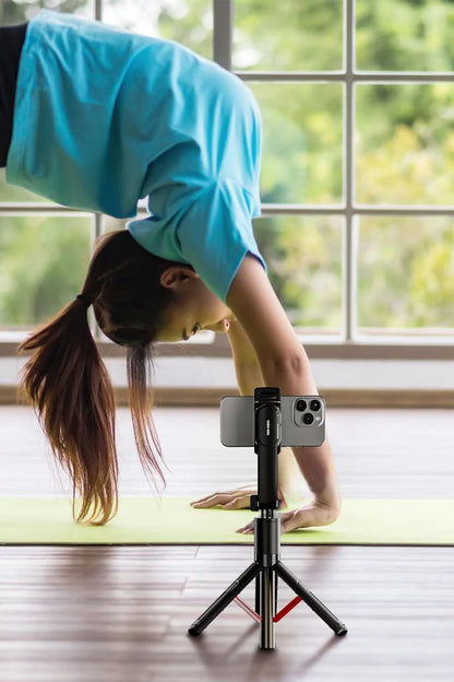 Vendens VD-SS07 Bluetooth Selfie Çubuğu ve Tripod, 360° Döner, Kumandalı, 90 cm Uzatılabilir