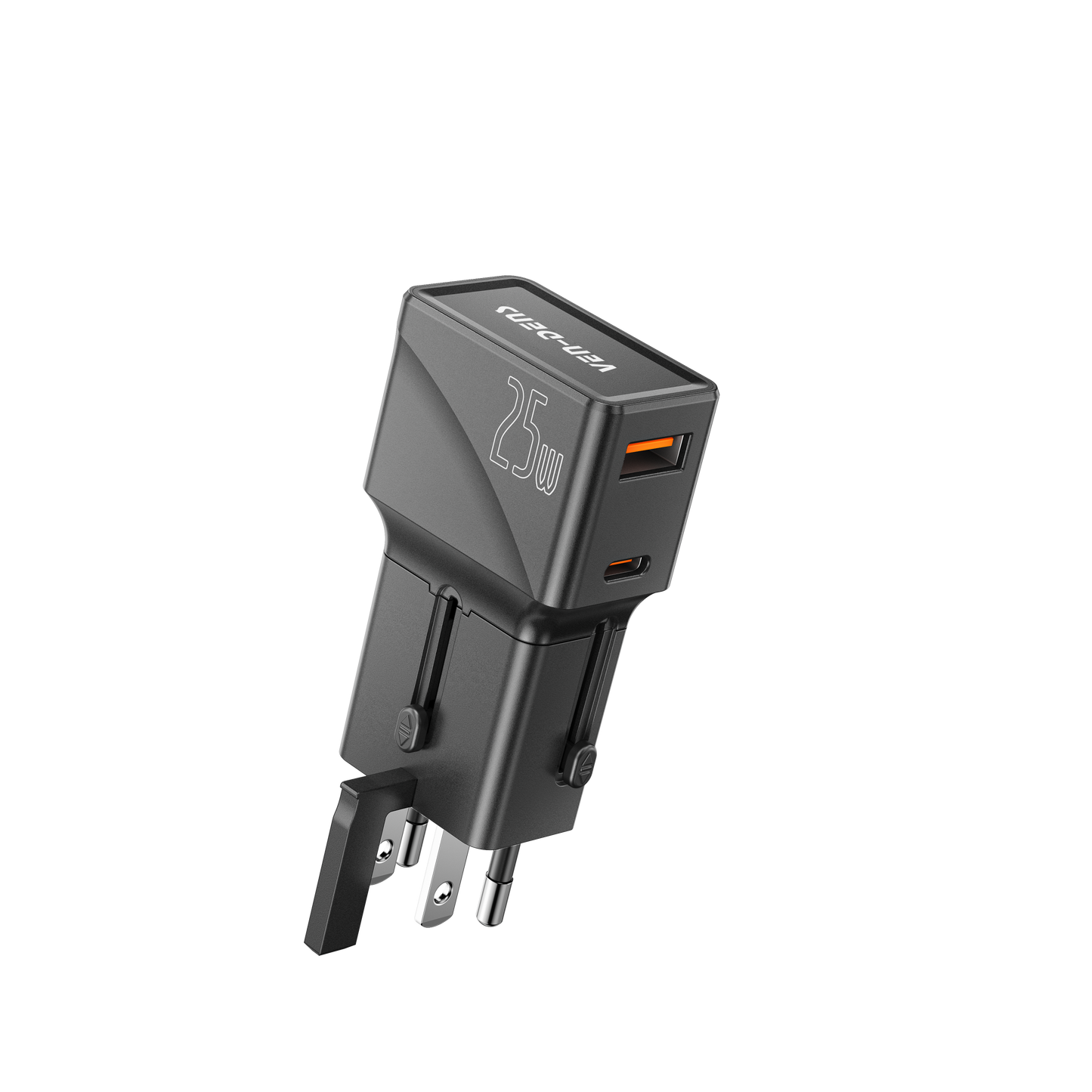 Vendens TravelMax 25W | 150+ Ülke Uyumlu Seyahat Şarj Cihazı