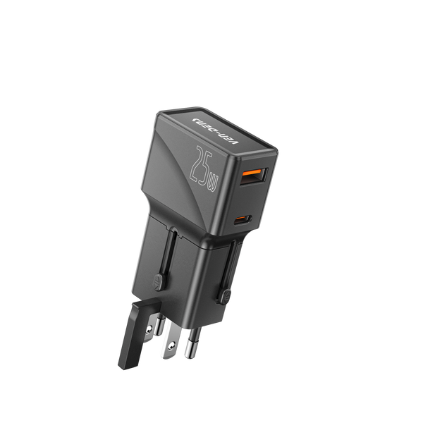 Vendens TravelMax 25W | 150+ Ülke Uyumlu Seyahat Şarj Cihazı