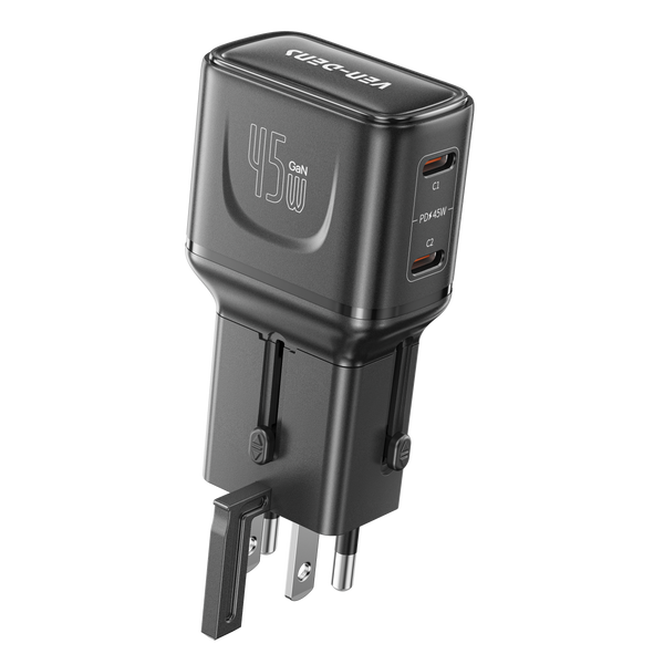 Vendens TravelMax 45W PD | 150+ Ülke Uyumlu Seyahat Şarj Cihazı