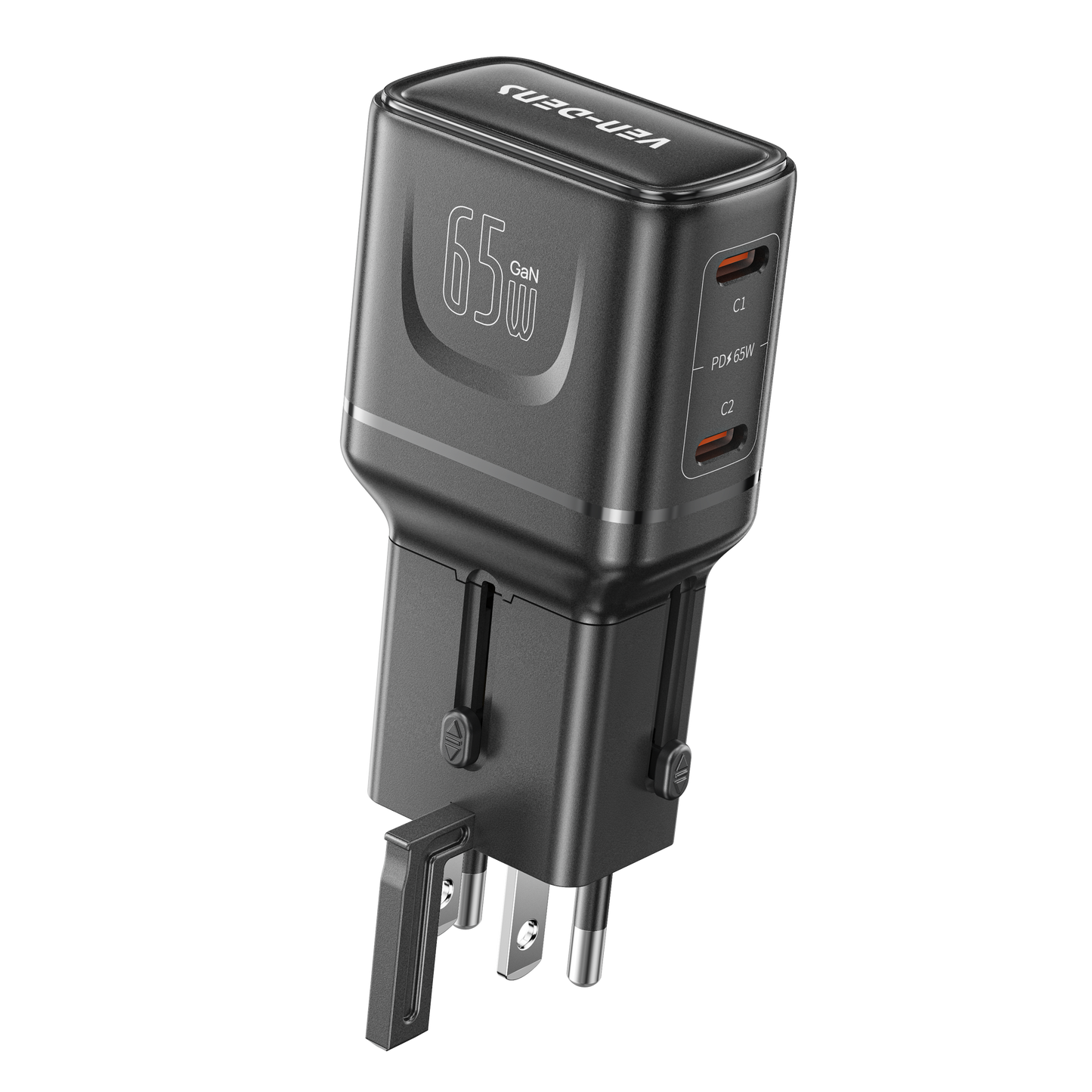 Vendens TravelPro 65W PD | 150+ Ülke Uyumlu Premium Seyahat Şarj Cihazı