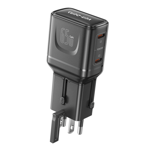Vendens TravelPro 65W PD | 150+ Ülke Uyumlu Premium Seyahat Şarj Cihazı