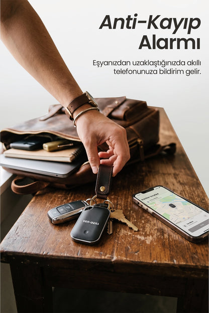 Vendens VD-TAG004 Bluetooth Takip Cihazı – Anahtar, Çanta, Evcil Hayvan Kayıp Takip Etiketi, iOS Find My Uyumlu GPS Bulucu
