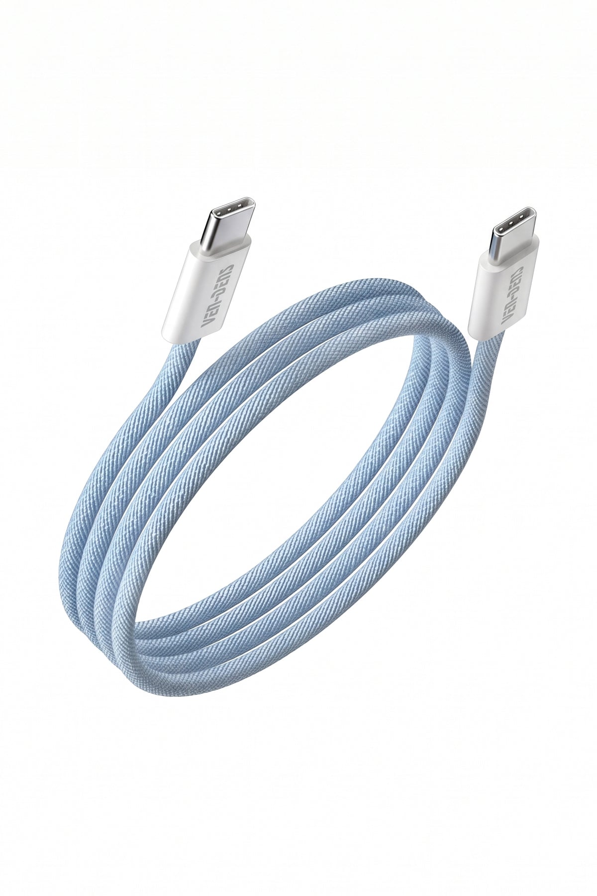 Vendens VD-DCA04 60W Type-C to Type-C Manyetik Hızlı Şarj ve Data Kablosu - 1 Metre Kumaş Örgü