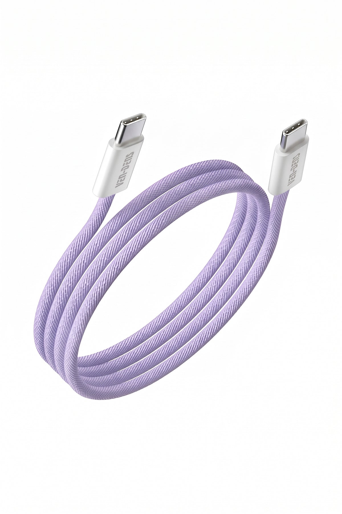 Vendens VD-DCA04 60W Type-C to Type-C Manyetik Hızlı Şarj ve Data Kablosu - 1 Metre Kumaş Örgü