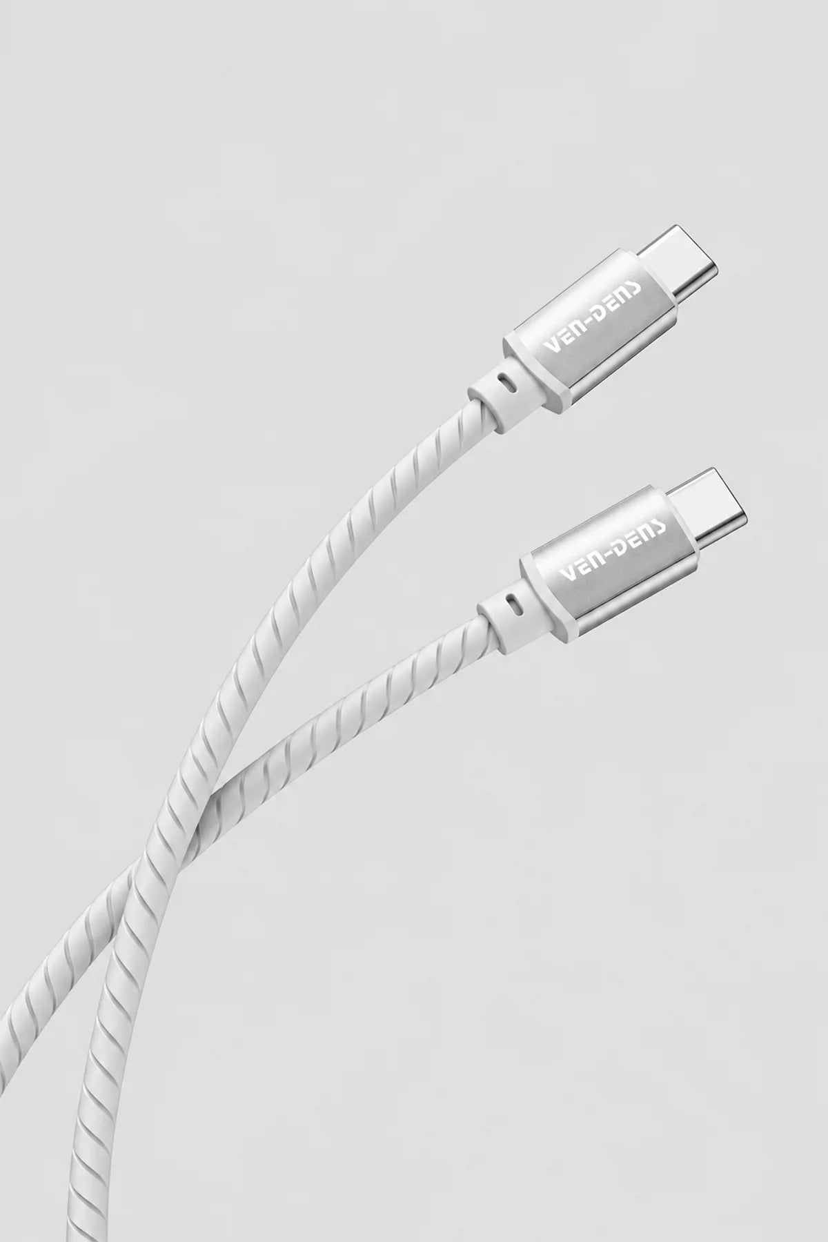 Ven-Dens VD-DCQ05 60W Type C to Type C Hızlı Şarj ve Data Kablosu - 1 Metre, Silikon