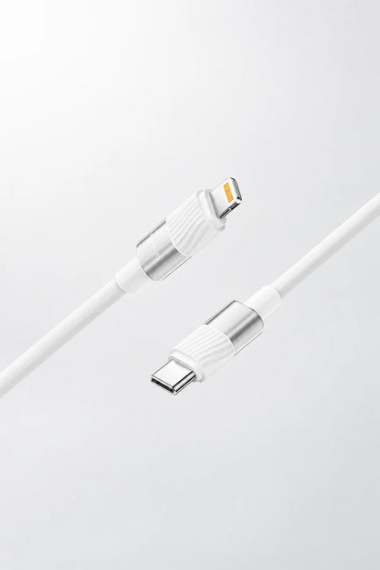 Ven-dens VD-DC08CL Type-C to Lightning PD 27W Hızlı Şarj ve Data Kablosu - 1 Metre