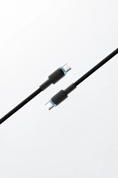 Vendens VD-DC09CC Type-C to Type-C 60W Hızlı Şarj ve Data Kablosu - 1 Metre TPE Örgülü