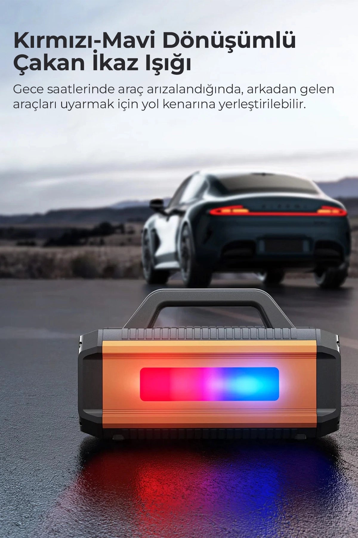 Vendens VD-CP010 Akü Takviye Cihazı 800A 150 PSI Hava Kompresörü 10000mAh Powerbank LED Fener