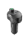 Vendens VD-FM004 Bluetooth 5.0 FM Transmitter Araç Şarj Cihazı Çift USB Hızlı Şarj TF Kart Siyah