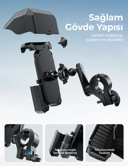 Vendens 360° Ayarlanabilir Bisiklet Telefon Tutucu Stand
